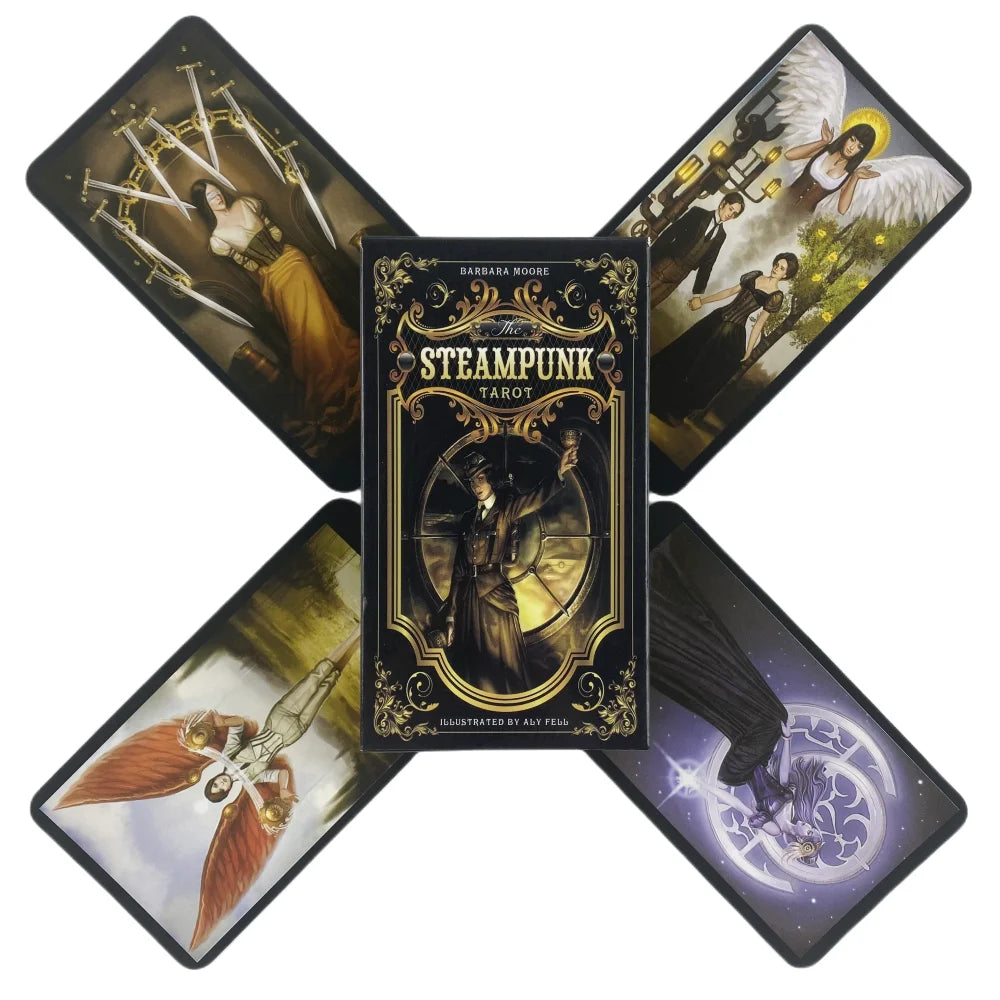 The Steampunk Tarot Cards A 78 Deck Oracle English Visions Divination 