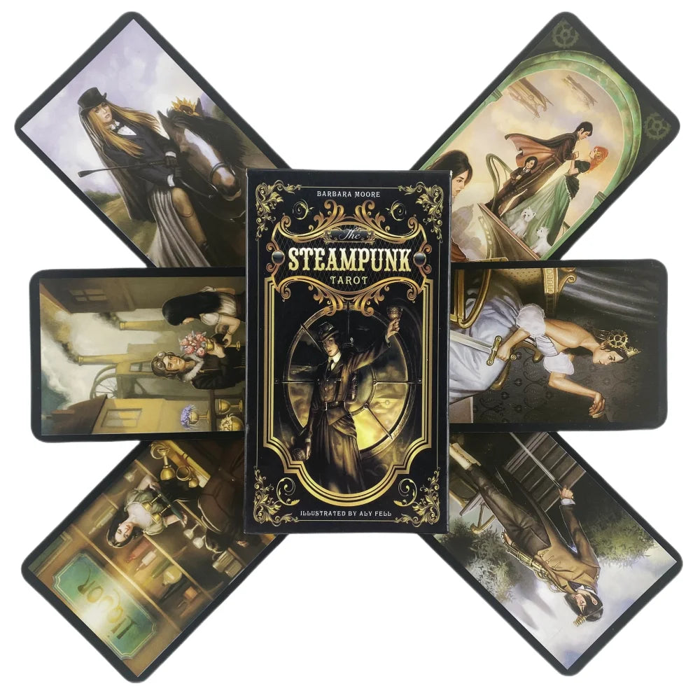 The Steampunk Tarot Cards A 78 Deck Oracle English Visions Divination 