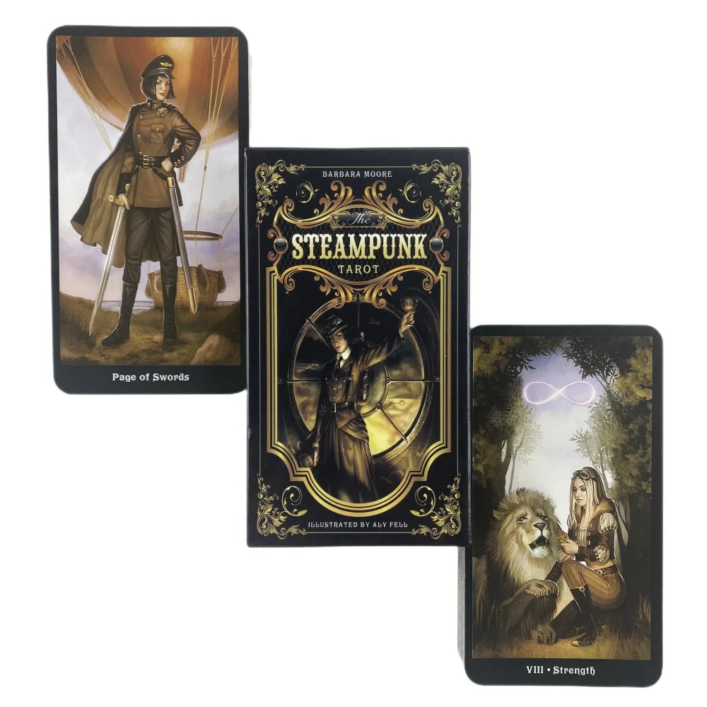 The Steampunk Tarot Cards A 78 Deck Oracle English Visions Divination 