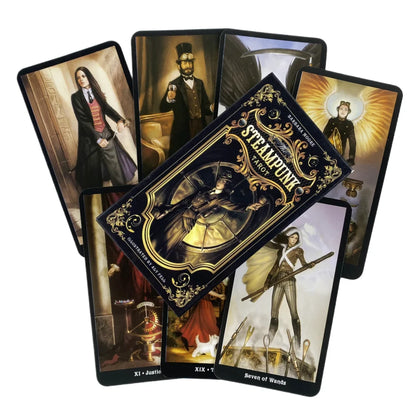 The Steampunk Tarot Cards A 78 Deck Oracle English Visions Divination 