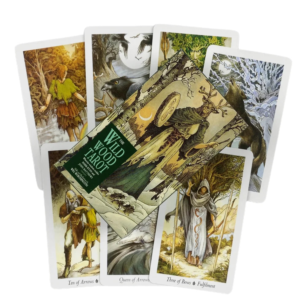 The Wild Wood Tarot Cards A 78 Deck Oracle English Visions Divination 