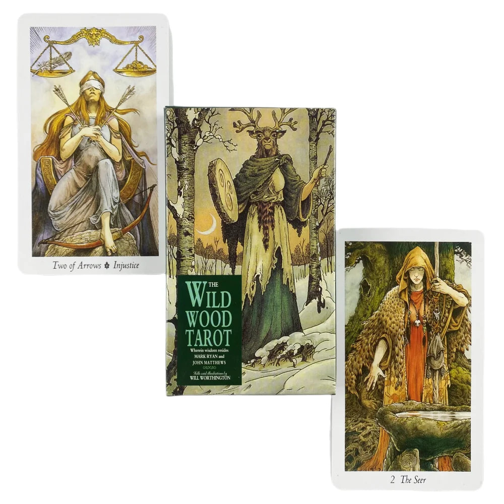 The Wild Wood Tarot Cards A 78 Deck Oracle English Visions Divination 