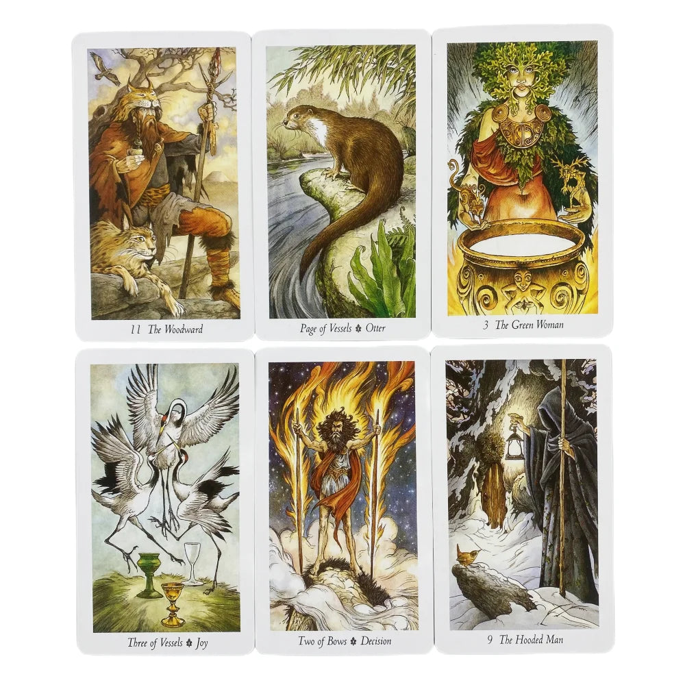 The Wild Wood Tarot Cards A 78 Deck Oracle English Visions Divination 