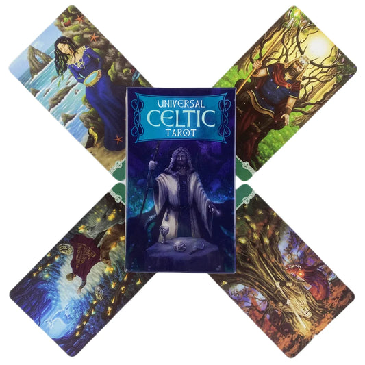 Universal Celtic Tarot Cards A 78 Deck Oracle English Visions Divination 