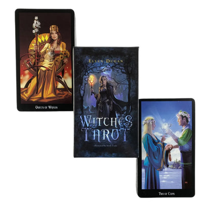 Witches Tarot Cards A 78 Deck Oracle English Visions Divination 