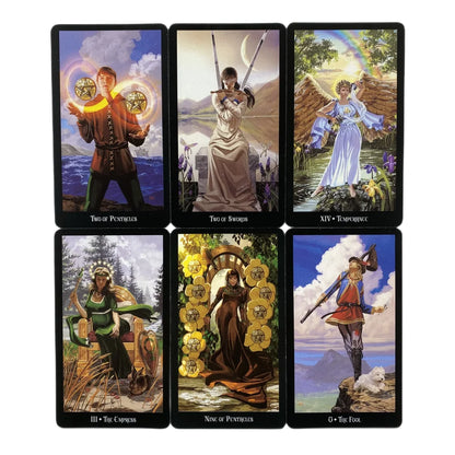 Witches Tarot Cards A 78 Deck Oracle English Visions Divination 