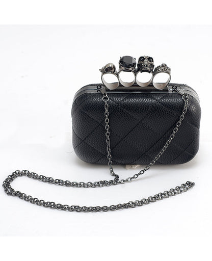 Skull Rings Handbag Gothic Bag