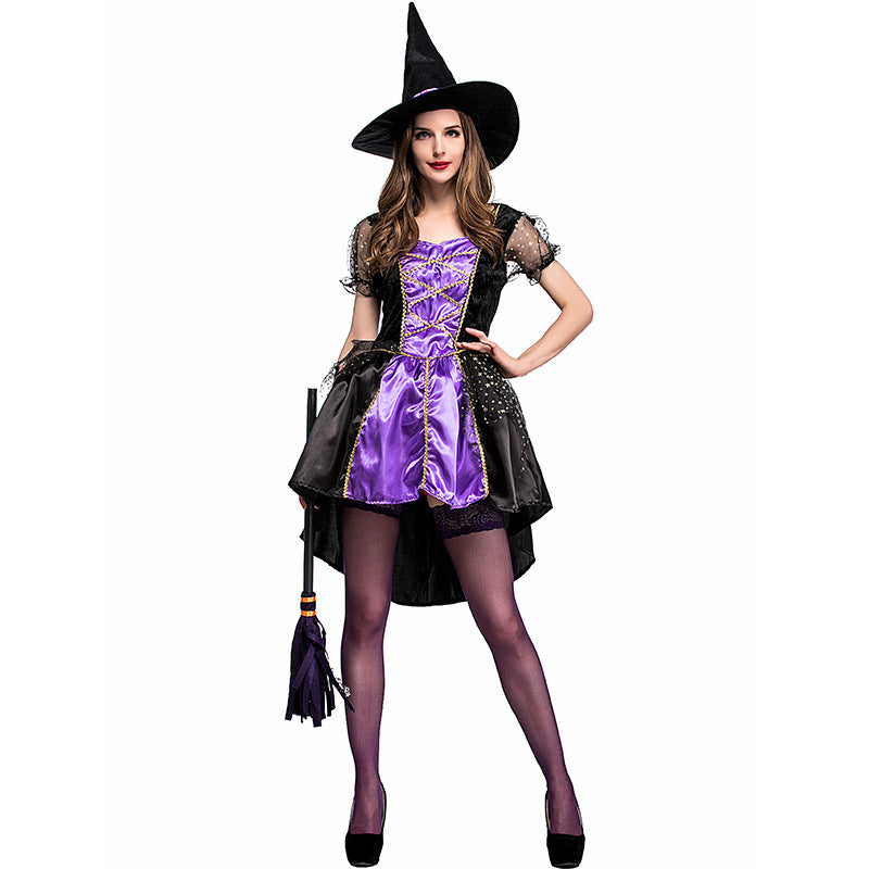 Sexy Purple Swallowtail Tutu Dress Witch Costume Halloween/Stage Performance/Party