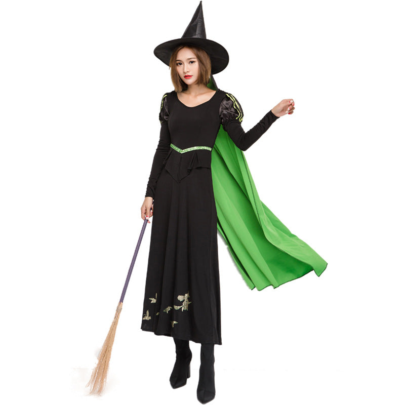 Standing Collar Witch Cosplay Costume Halloween/Stage Performance/Party