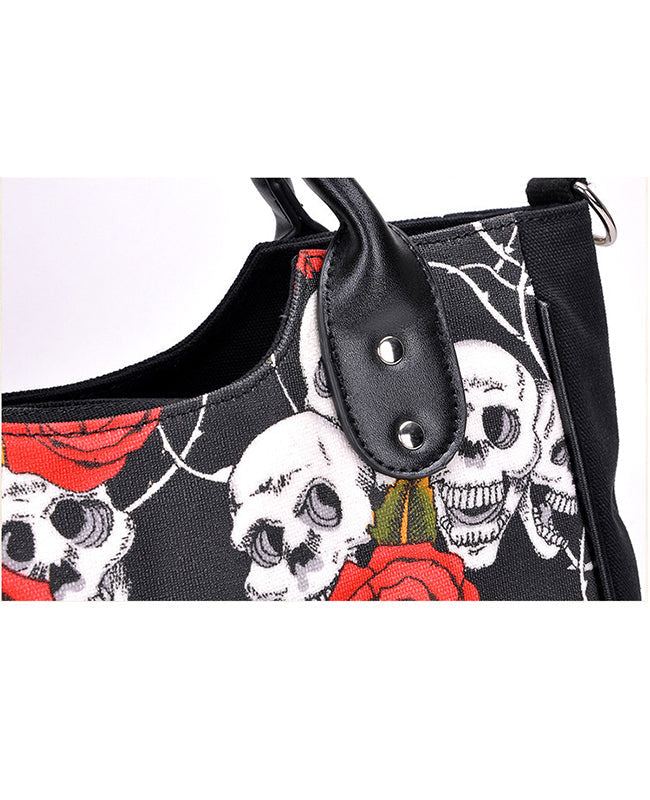 Skull Roses Bag Gothic Bag