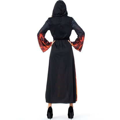 New Hell Flame Demon Witch Costume Halloween/Stage Performance/Party