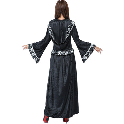 New Skeleton Printed Long Skirt Witch Costume Halloween/Stage Performance/Party