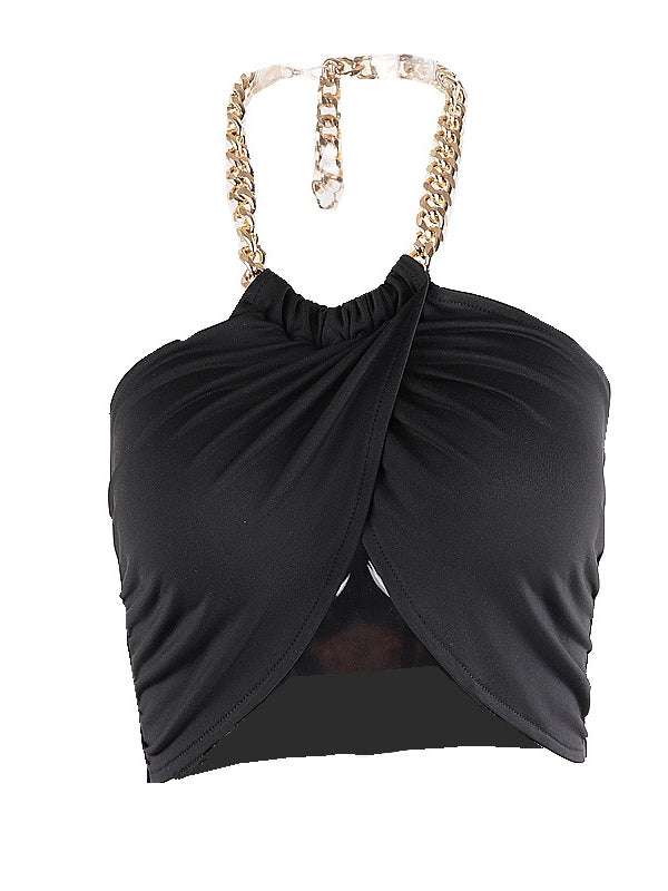 Dark Eyes Chained Halter Top 