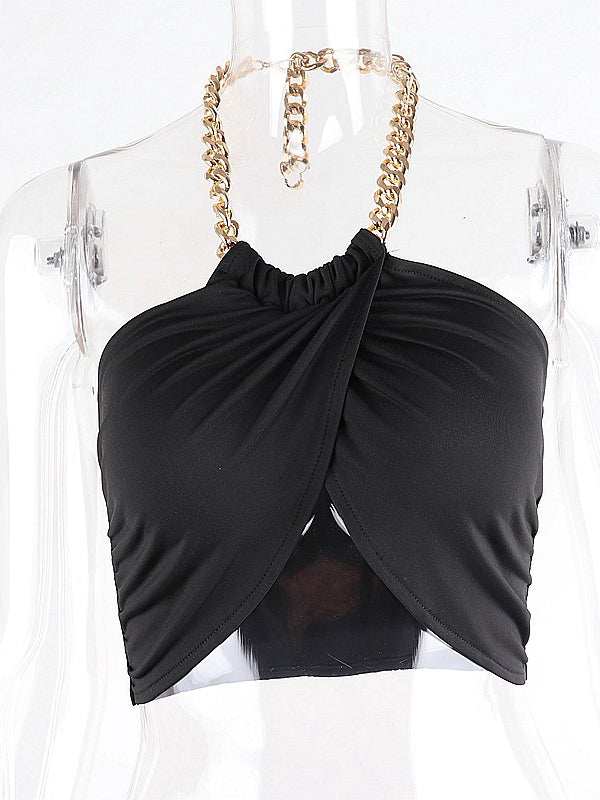 Dark Eyes Chained Halter Top 