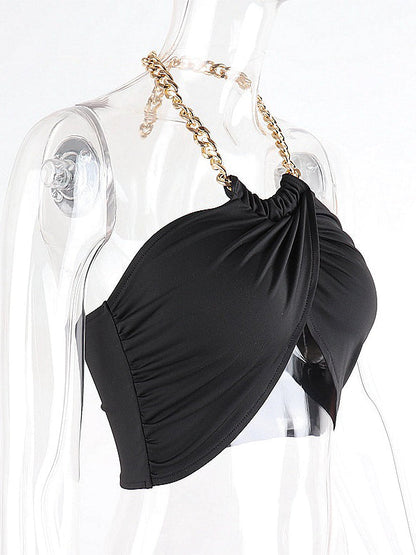 Dark Eyes Chained Halter Top 