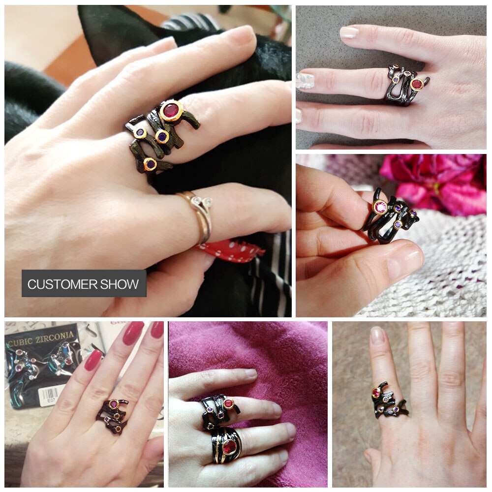 Neo Gothic Wrap Ring