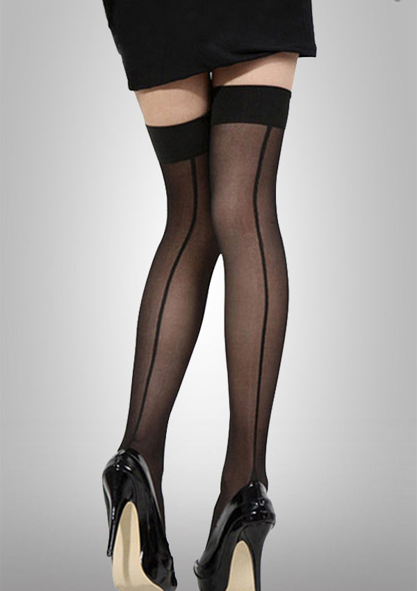 PENNY Transparent High Thigh Stockings 