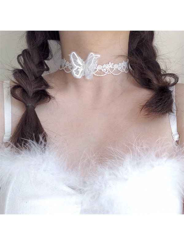 Lace Butterfly Chokers 
