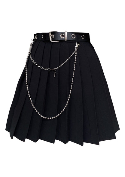 NEW PUNK Plus Size Mini Skirt 