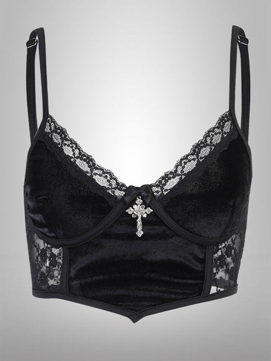 Lace Sling Gothic Top 