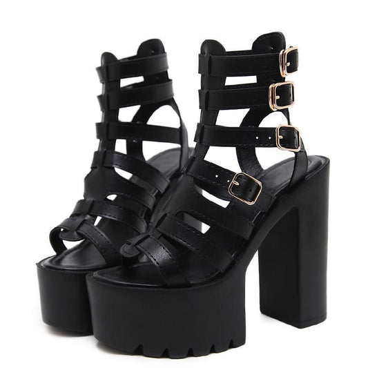 Gothic Platform Sandals 