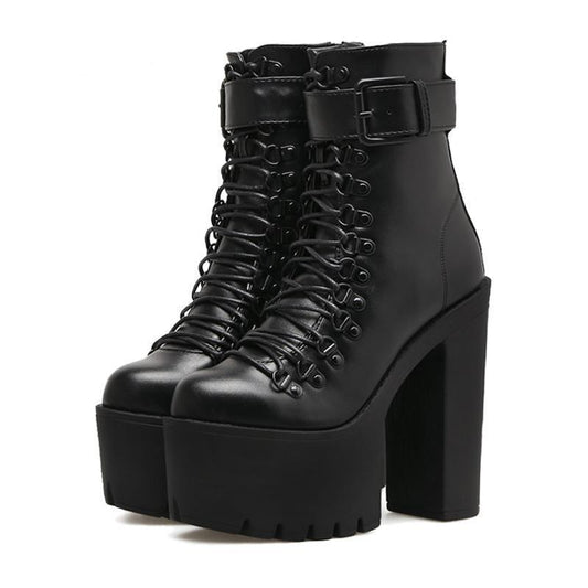 Gothic Ankle Boots 