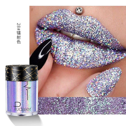 Graduation party Pudaier Sexy Matte Lipstick Metallic Lip Gloss Diamond Waterproof Liquid Lipgloss Lip Makeup LIPSTICK Long Lasting