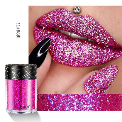 Graduation party Pudaier Sexy Matte Lipstick Metallic Lip Gloss Diamond Waterproof Liquid Lipgloss Lip Makeup LIPSTICK Long Lasting