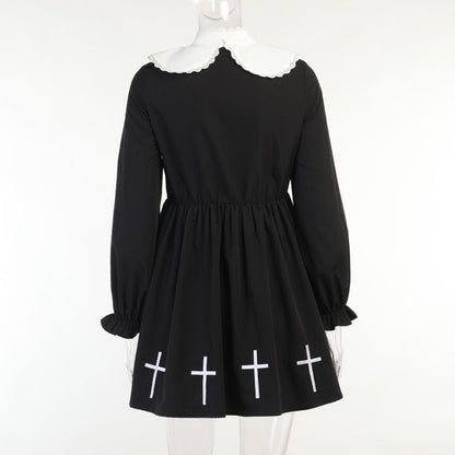 Witchy Clothing Grunge Black Vintage Dress Gothic Clothing