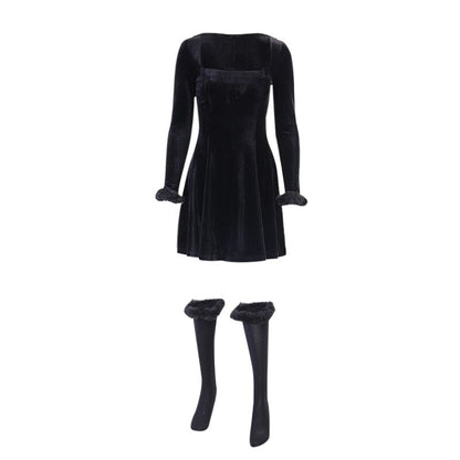 Witchy Clothing Gothic Line Mini Dress Gothic Clothing