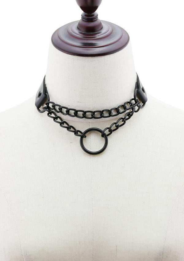 Choker Black Chain Amy 