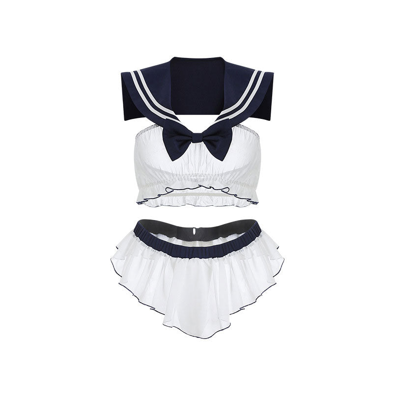 Mesh perspective temptation student outfit sailor sexy costume