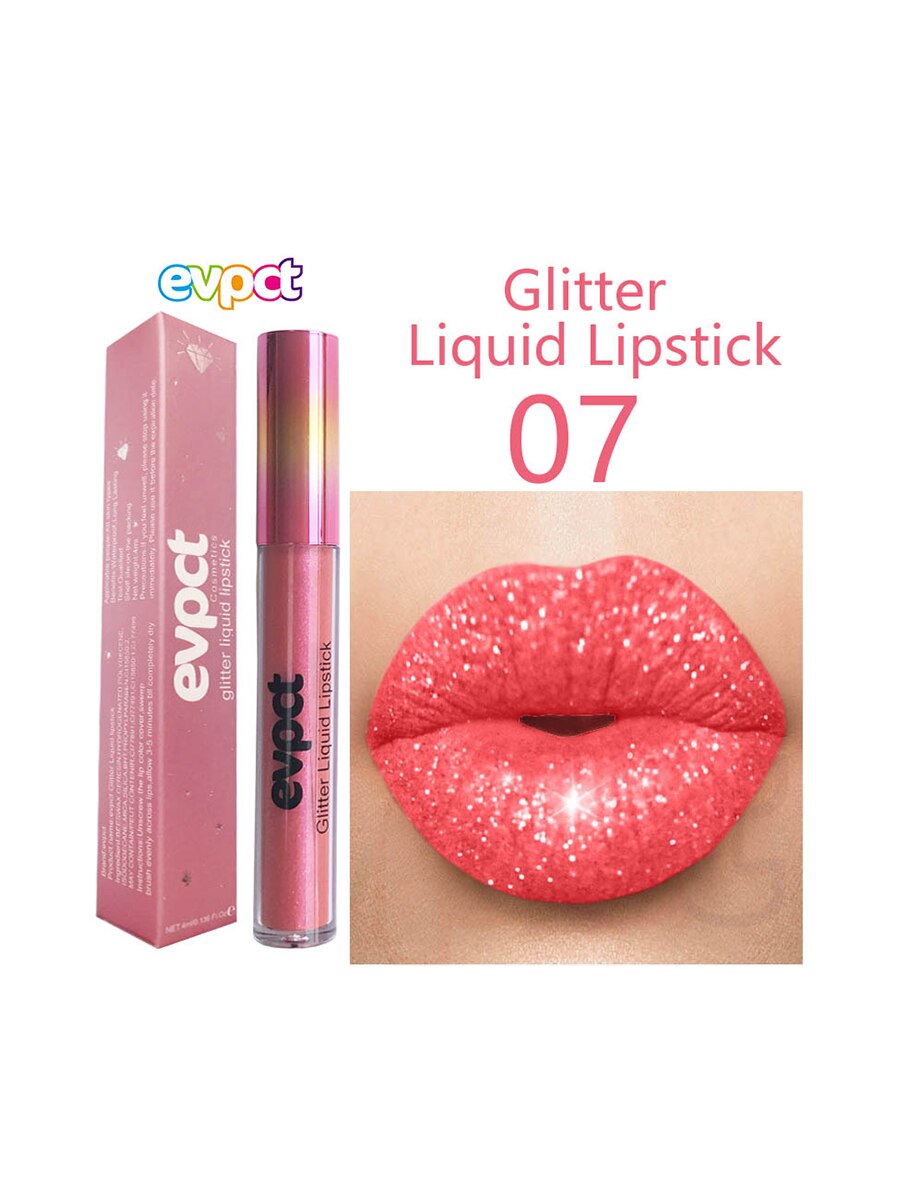 Waterproof Diamond Shimmer Glitter Lip Gloss 18 Colors Matte Glitter Liquid Lipstick Diamond Pearl Colour Lip Gloss Sexy Make Up