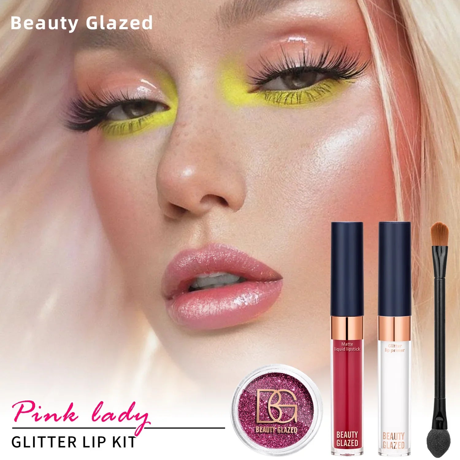 Sexy GLAZED Glitter Lip Gloss Set