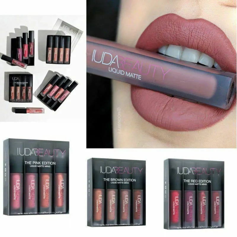 4pcs Matte Lip Gloss