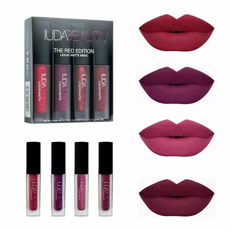 4pcs Matte Lip Gloss