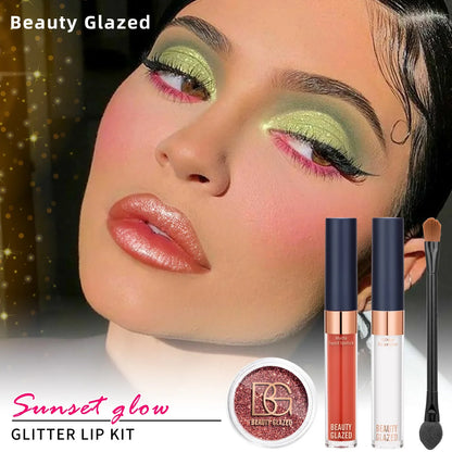 Sexy GLAZED Glitter Lip Gloss Set