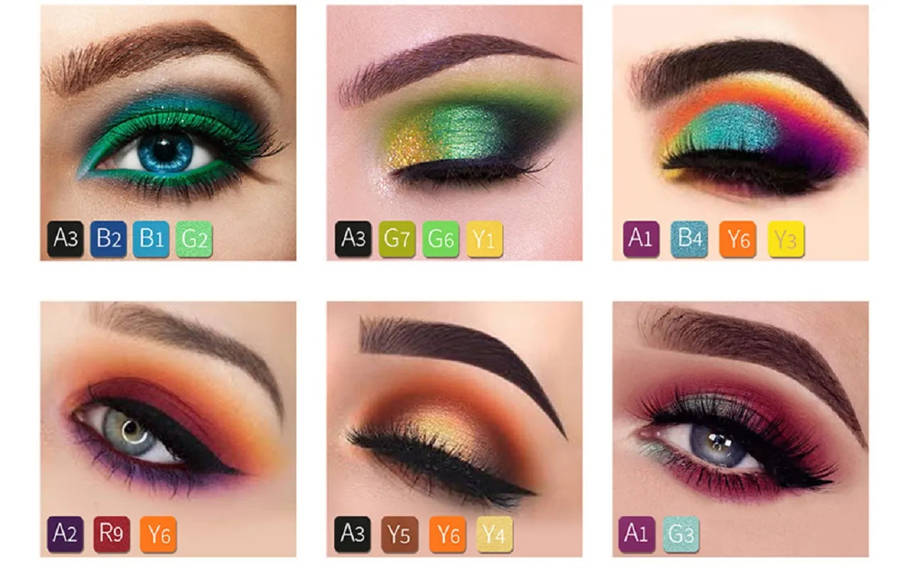 New 108 Colors Women Shimmery Matte Eyeshadow Palette Girls Professional Eye Cosmetic Long Lasting Waterproof Makeup Tools 2022