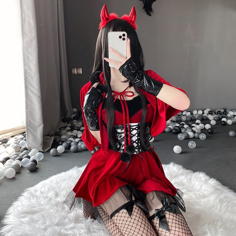 Christmas Red Riding Hood Outfit 