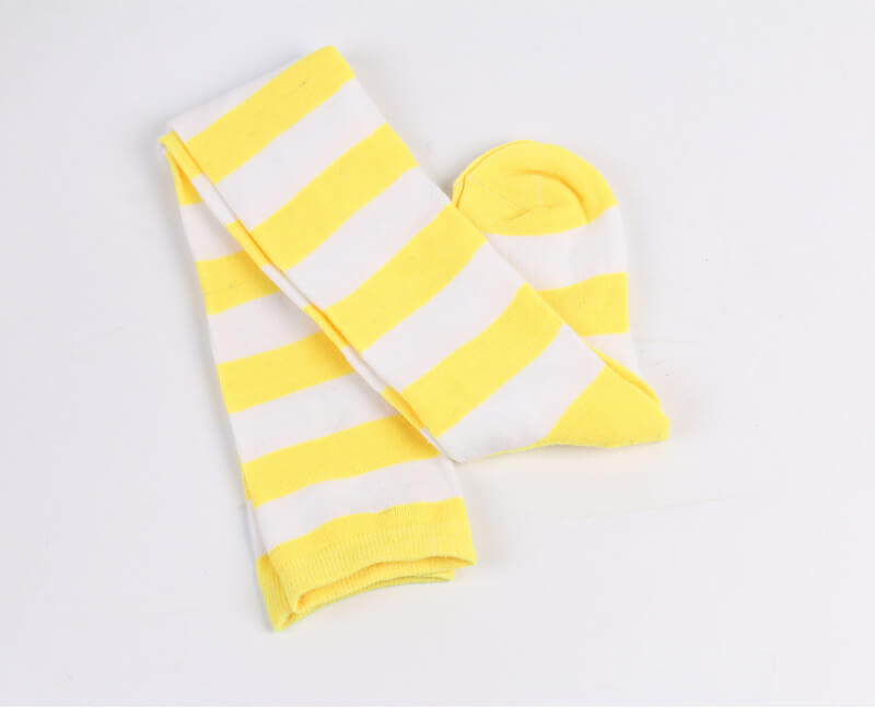 Pastel candy stripes cosplay stockings c0015