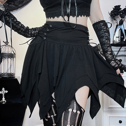 Alt girl gothic skirt