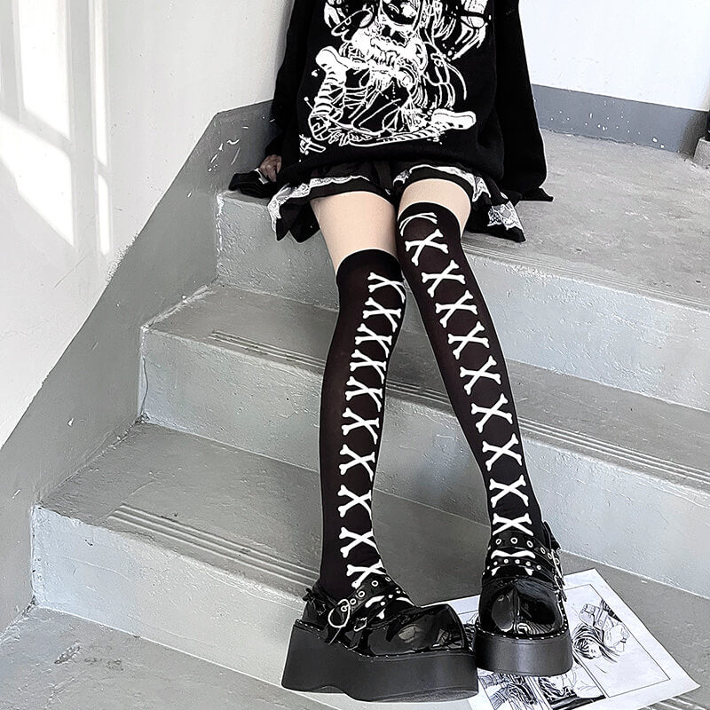 Bones darkness stockings c0177-3