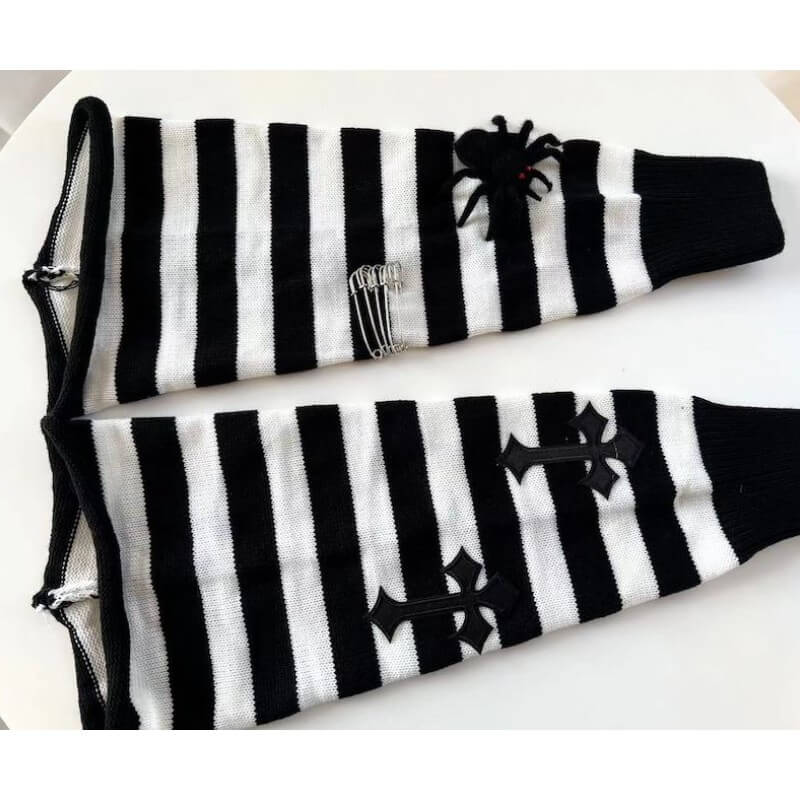 Harajuku pins spider leg warmers c0137