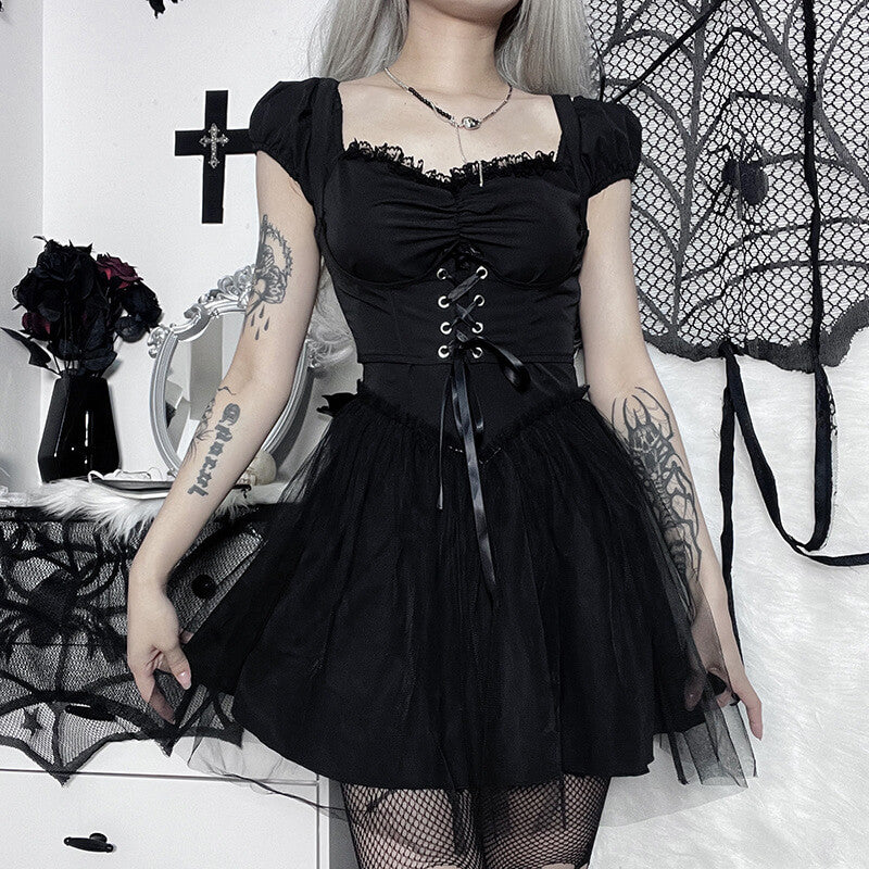 Dark corset dress