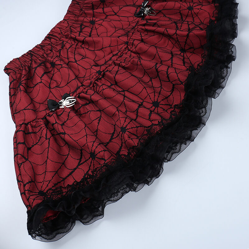 Goth y2k 2 pieces skirt+leg warmers ah0162
