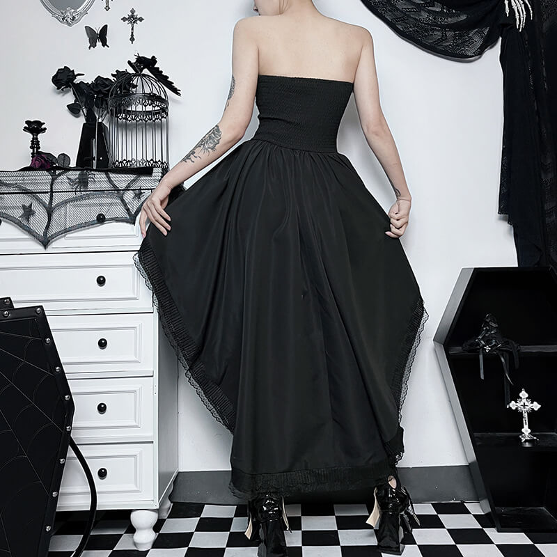 Gothic queen corset dress Goth dress