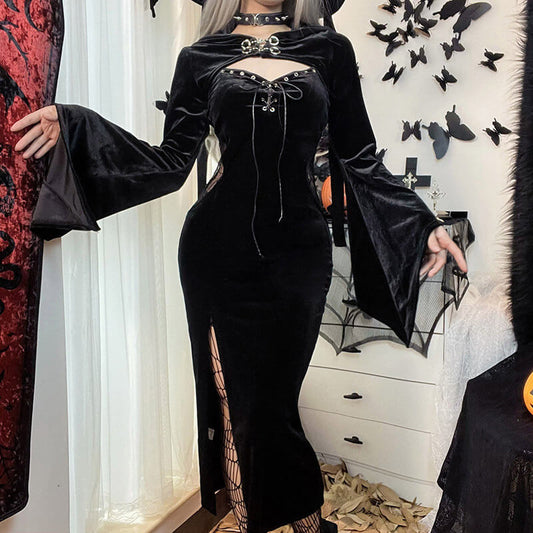 Halloween goth dress set