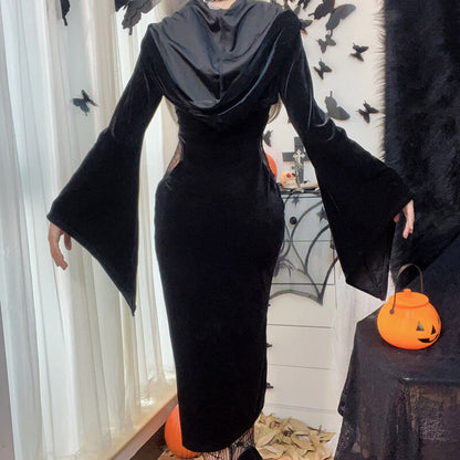 Halloween goth dress set