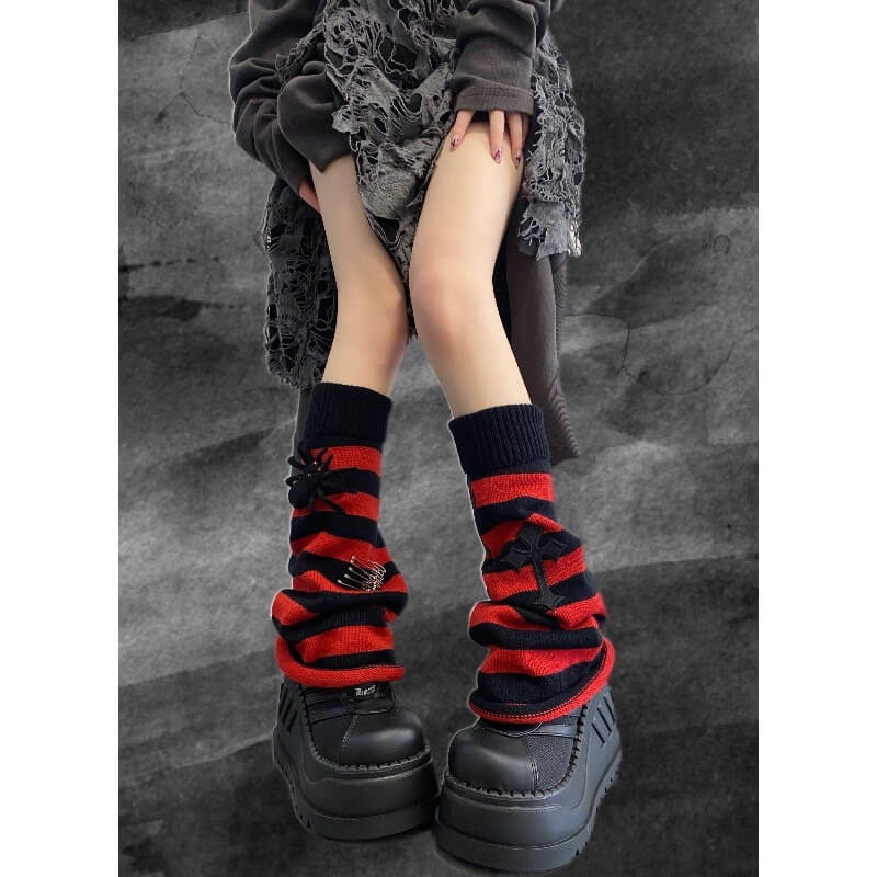 Harajuku pins spider leg warmers c0137