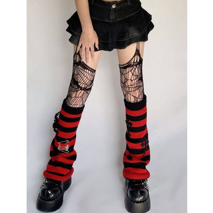 Harajuku pins spider leg warmers c0137